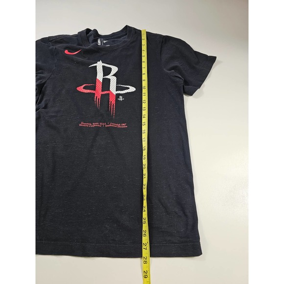 Rare Houston rockets Nike dri fit t shirt size small heathered black - Picture 5 of 5